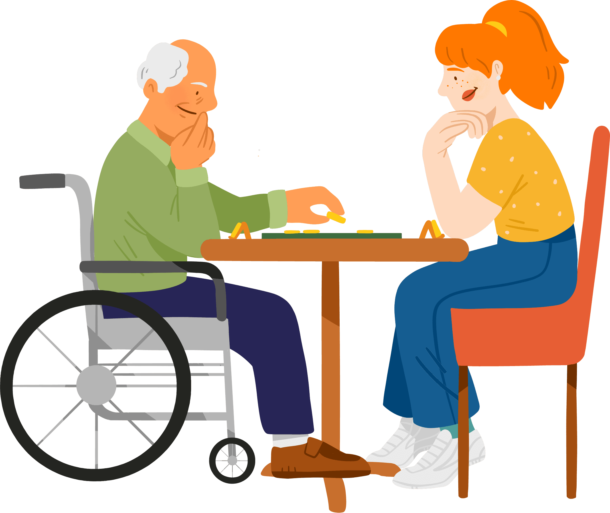 Accompagnement personnes âgées Vert-Saint-Denis